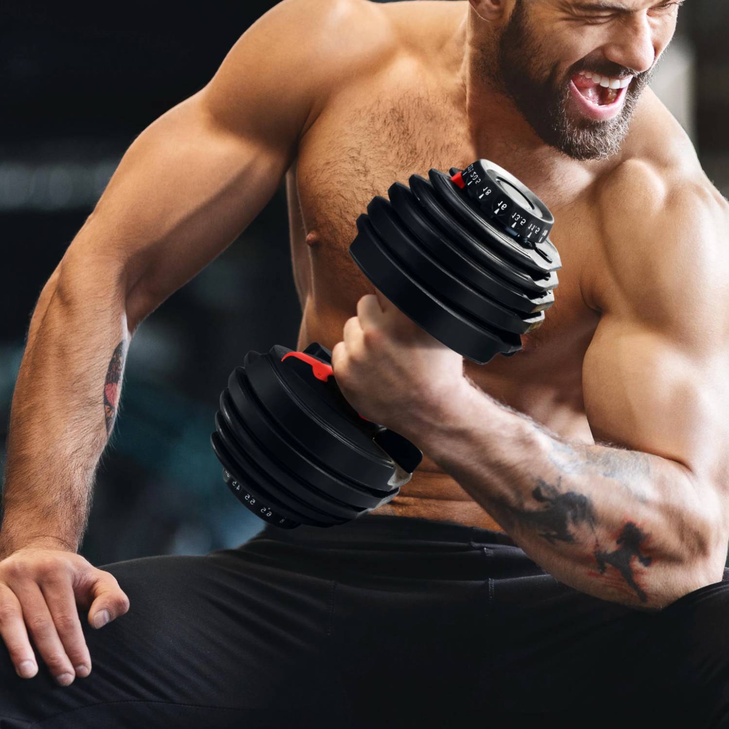 Adjustable Dumbbell Weight Set